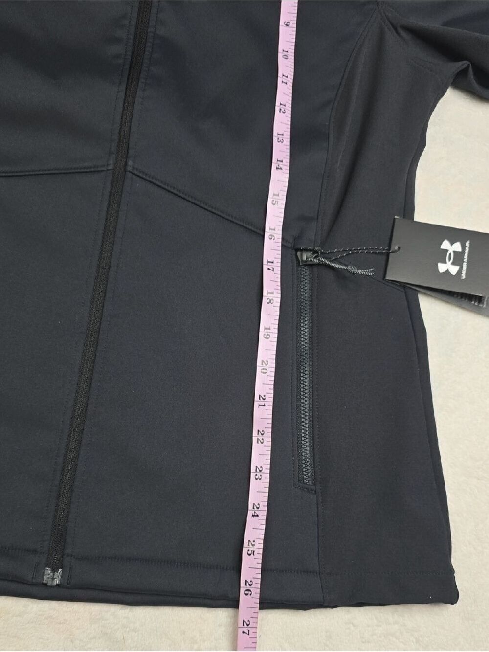 Under Armour Womens Shield Jacket Navy Blue Sz Med NWT - Picture 3 of 9